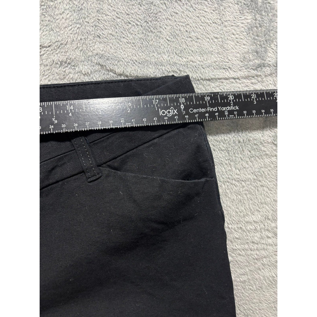 Gap 18R Black Slim City Crop Pants Womens Casual Preppy Office Workwear