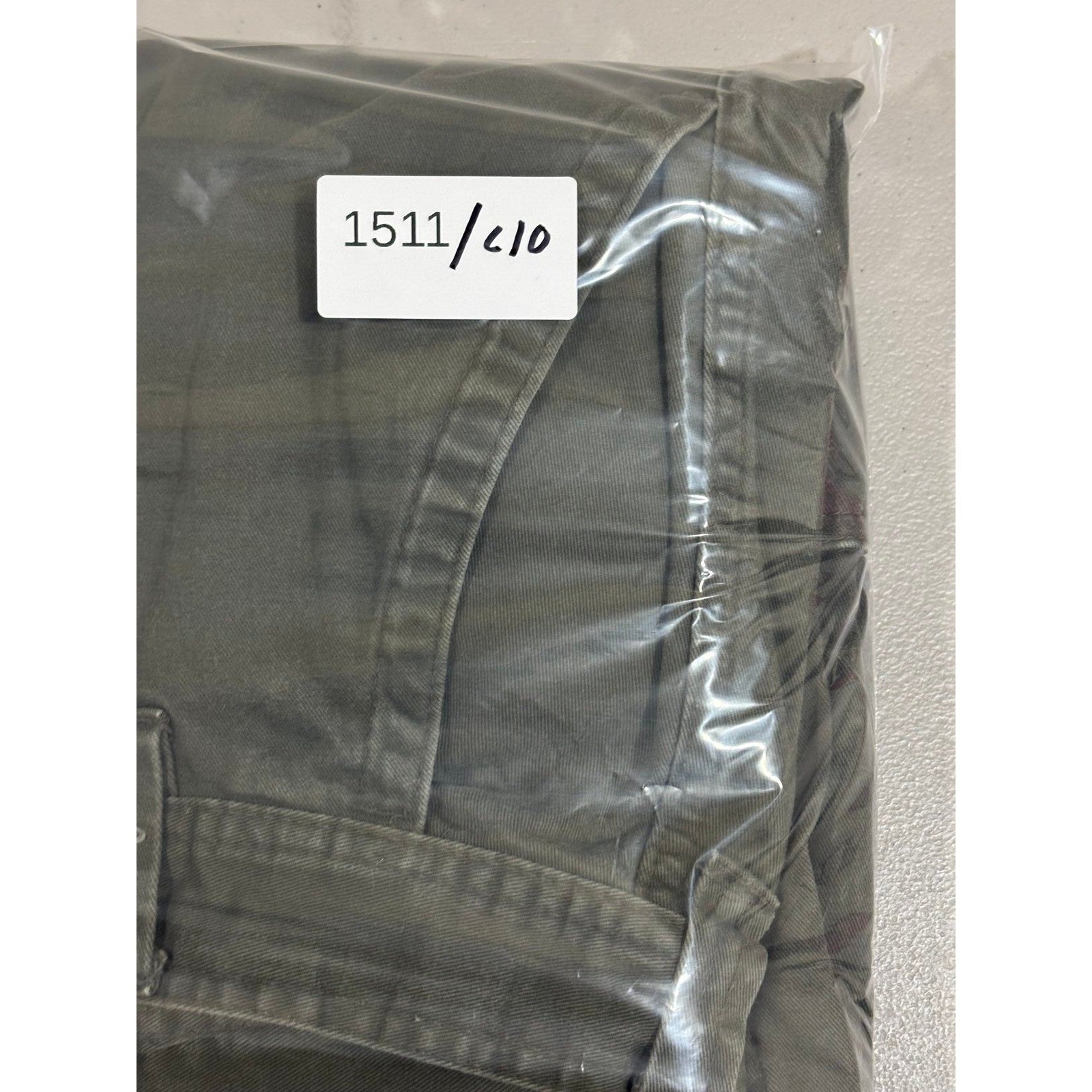 Basic Editions 36x32 Olive Green Cargo Pants Mens Casual Vintage Style