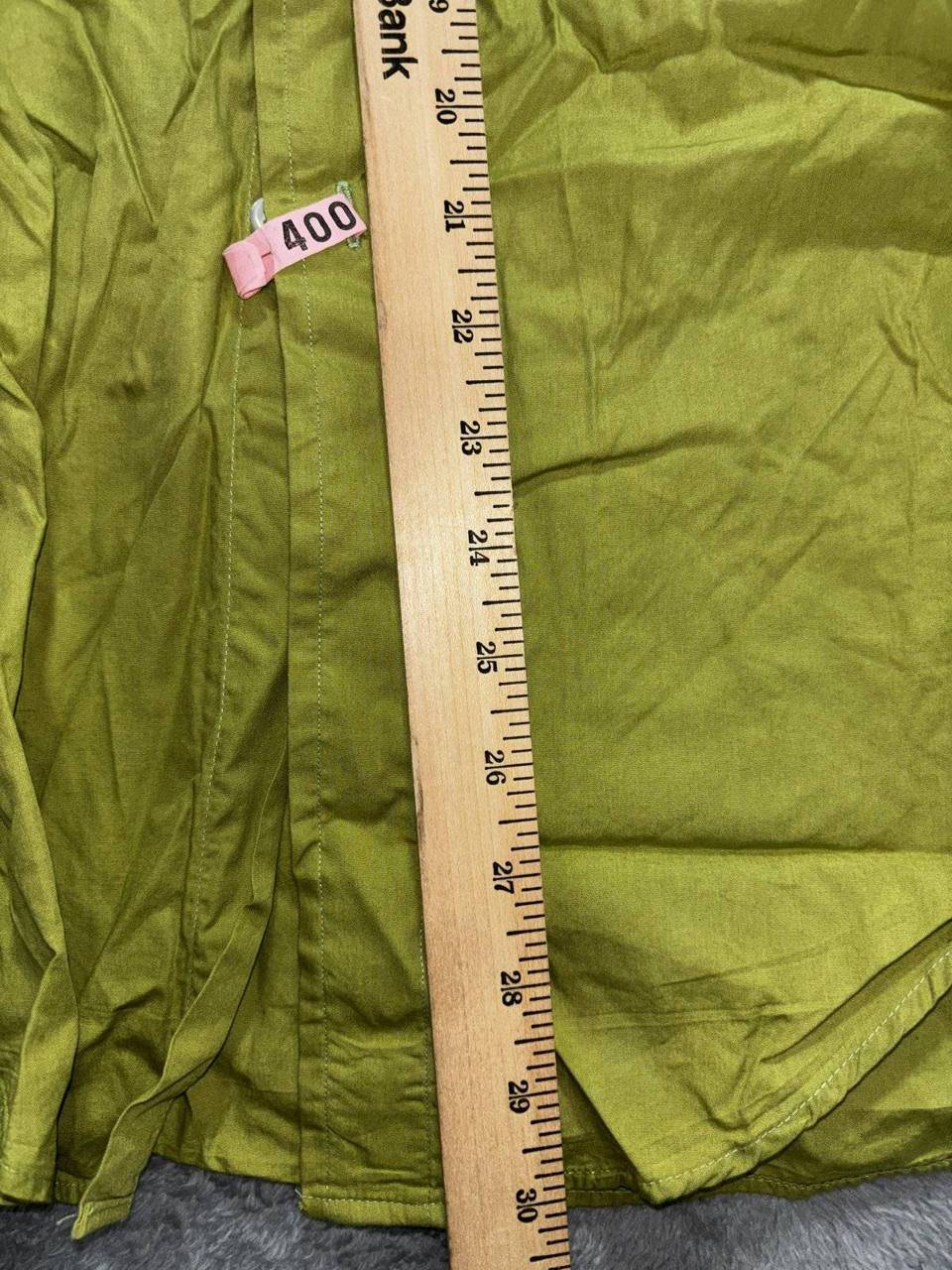 Ike Behar Men's Chartreuse Green Dress Shirt 16-32, photo 6 of 10