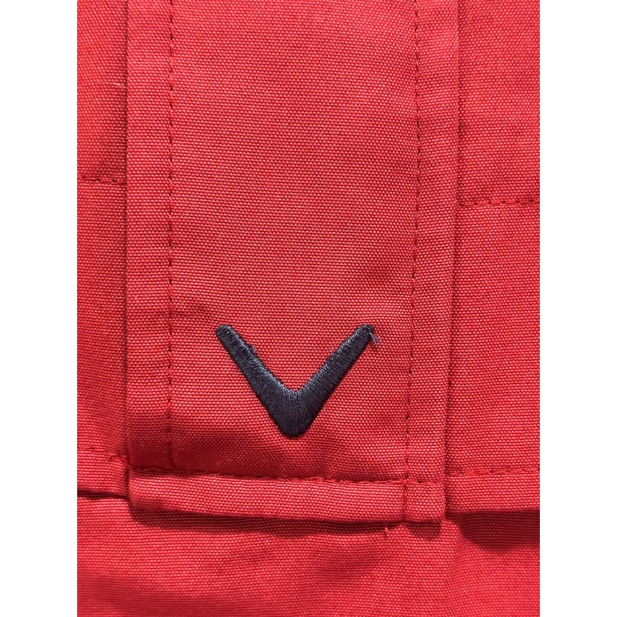 Callaway Golf Mens L Red Short Sleeve Windbreaker Pullover Jacket Athleisure