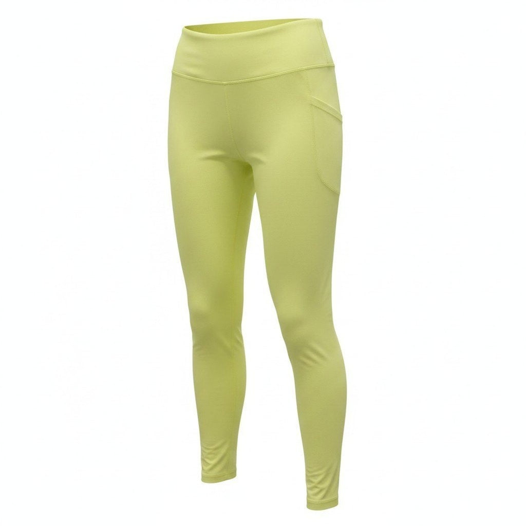 Old Navy Active Powersoft Go-Dry High Rise Leggings XL Neon Yellow Workout