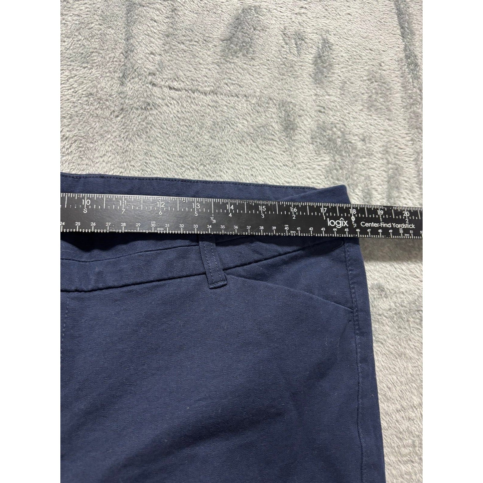 Gap 18R Navy Blue Womens Slim City Crop Pants Casual Preppy