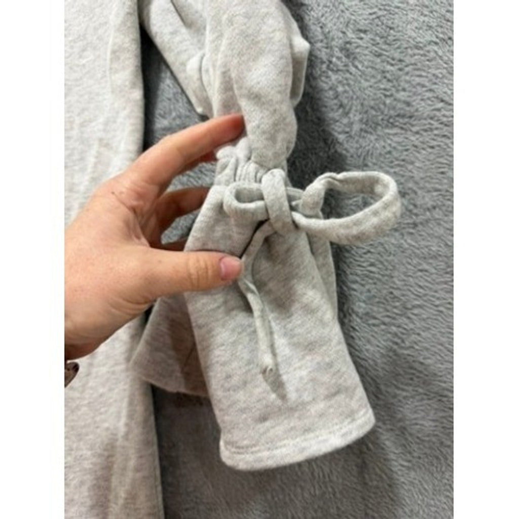 Express One Eleven Womens Small Petite Oatmeal Turtleneck Bell Sleeve Tunic Top
