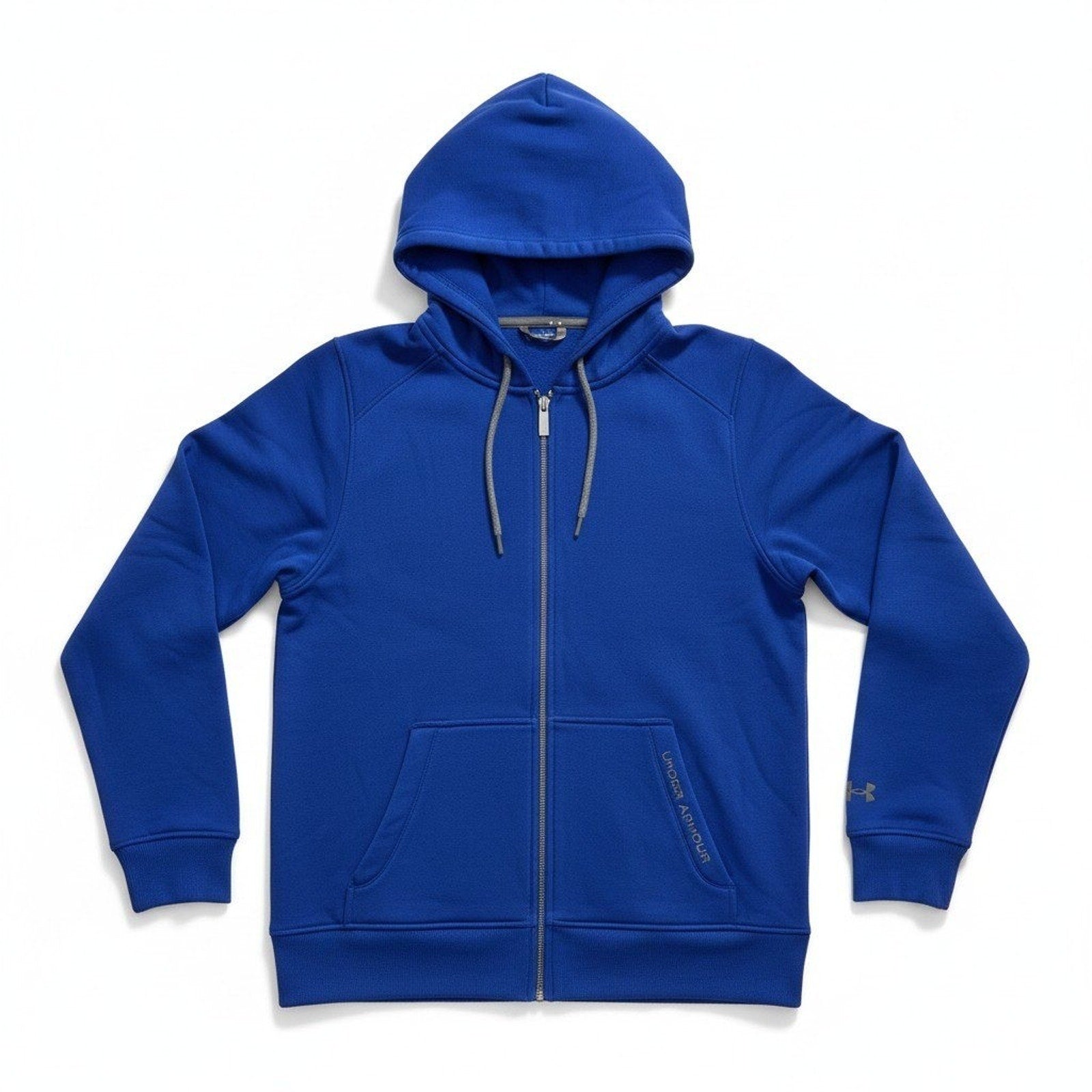 Under Armour LG Blue Full Zip Hoodie Womens Athleisure Cozy