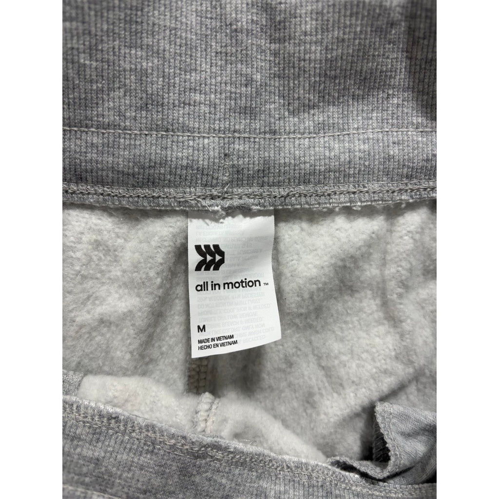 All in Motion Womens M Gray Jogger Sweatpants Casual Athleisure Pants
