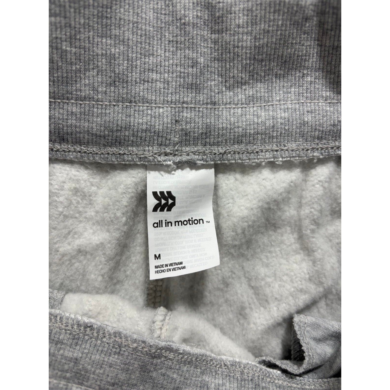 All in Motion Womens M Gray Jogger Sweatpants Casual Athleisure Pants