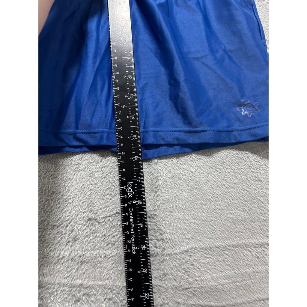 Coolibar Womens XL Blue Active Skort Athleisure Casual Sun Protection Skirt