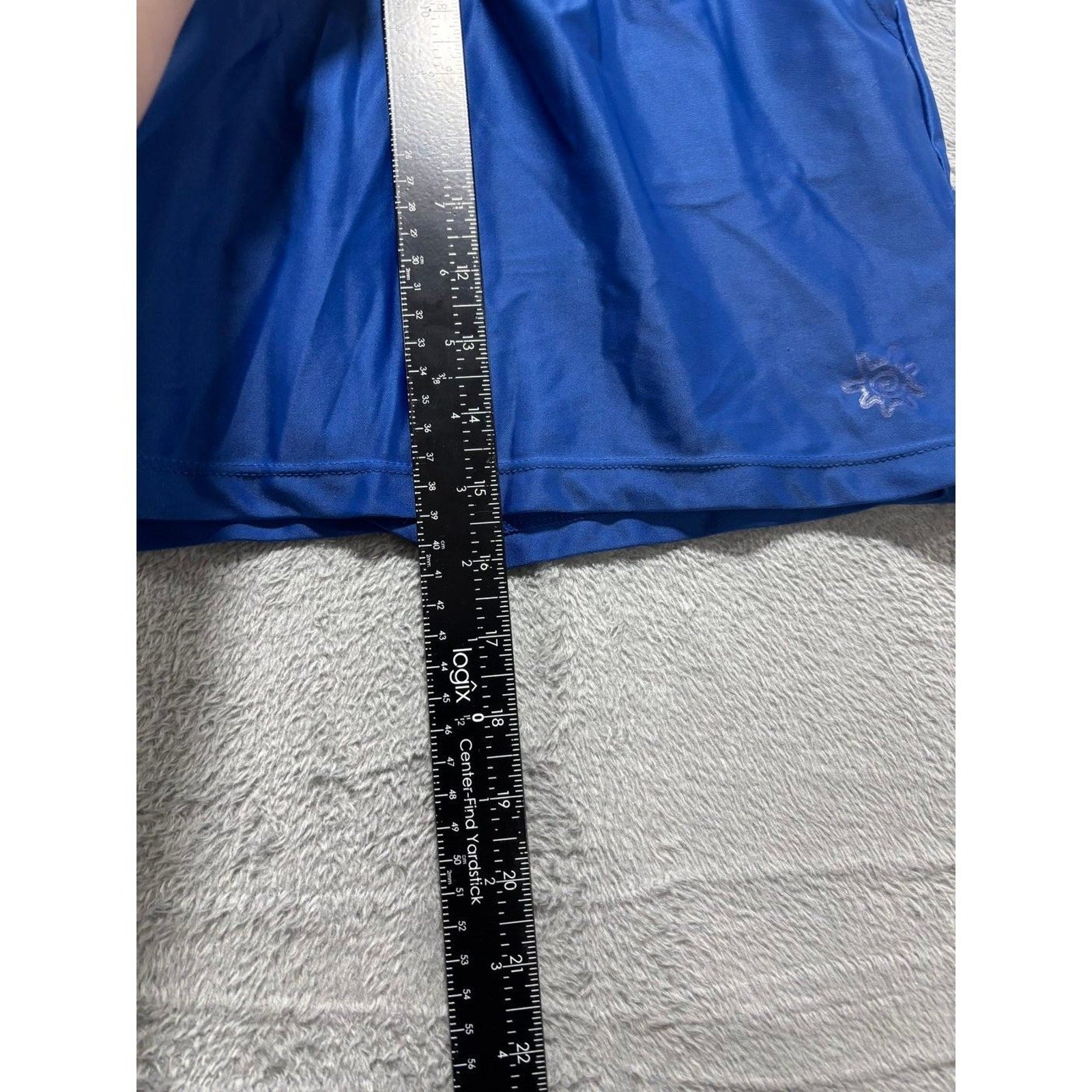 Coolibar Womens XL Blue Active Skort Athleisure Casual Sun Protection Skirt