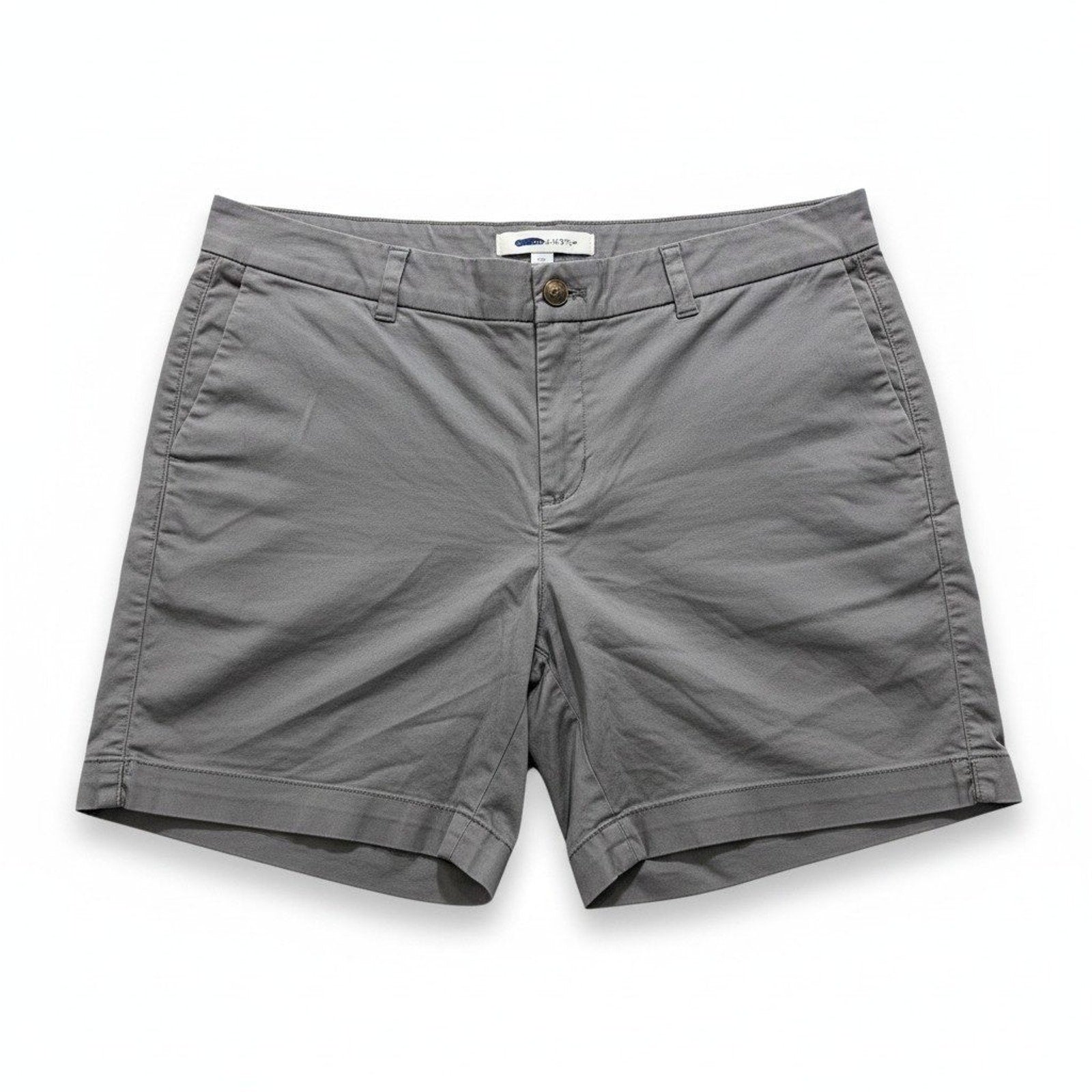 Old Navy 16 Gray Everyday Chino Shorts Womens NWT Coastal Casual Summer Stretch