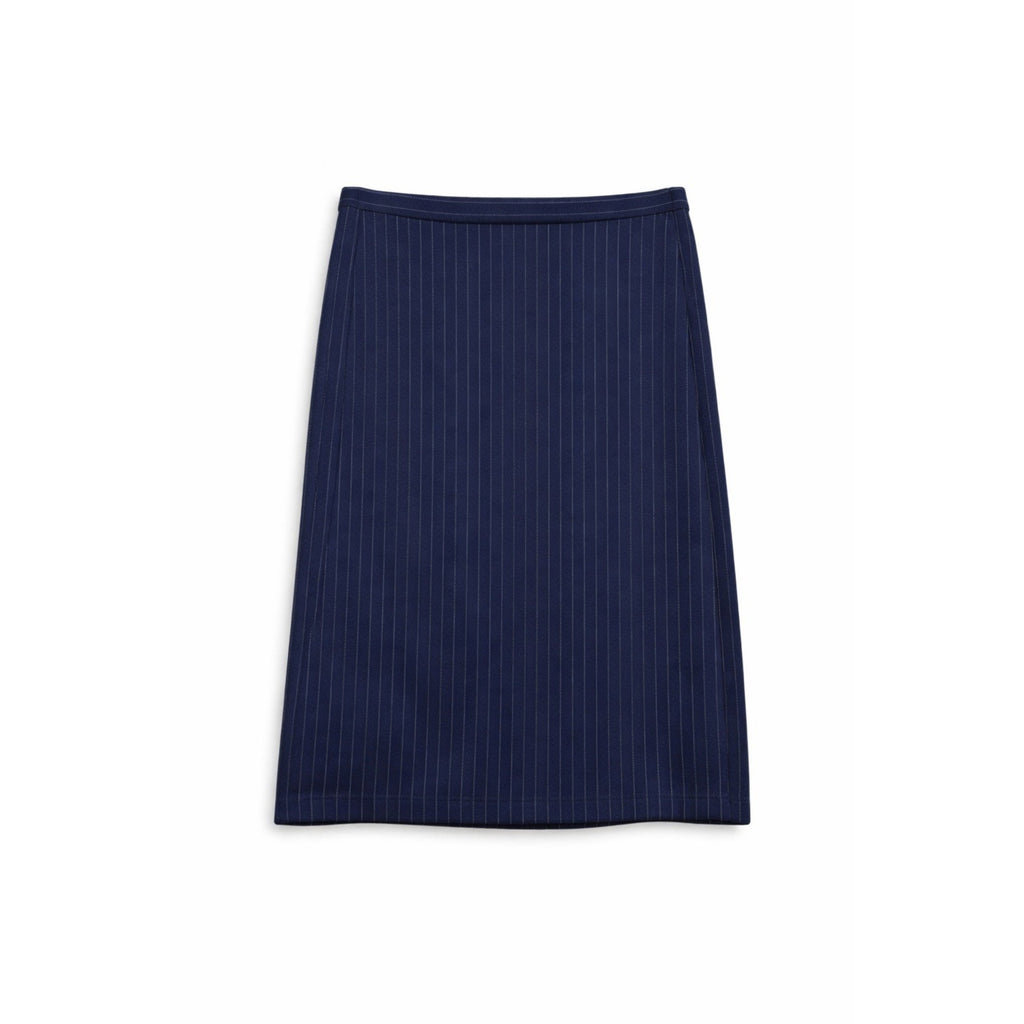 NWT Banana Republic Pinstripe Skirt Navy 4P Chic Pencil Career Workwear Midi