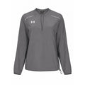 Under Armour Mens Grey Quarter Zip Windbreaker Jacket Small Loose Fit Activewear