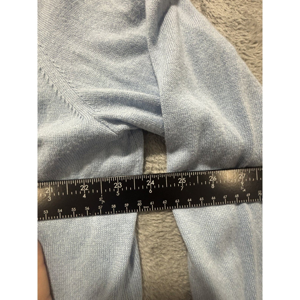 Banana Republic XXL Light Blue Womens V-Neck Sweater Pullover Casual Cozy
