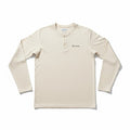 Columbia M Cream Henley Long Sleeve Shirt Womens Casual Cozy