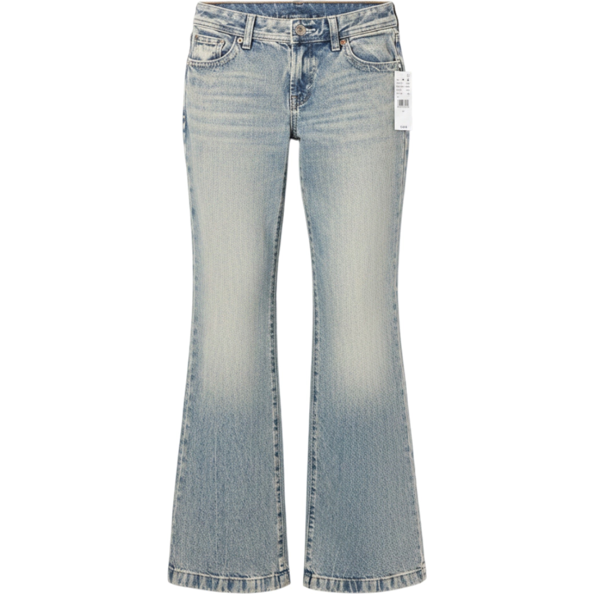 PacSun Jeans Womens 27 Low Rise Bootcut Light Wash Denim Y2K Flare Casual
