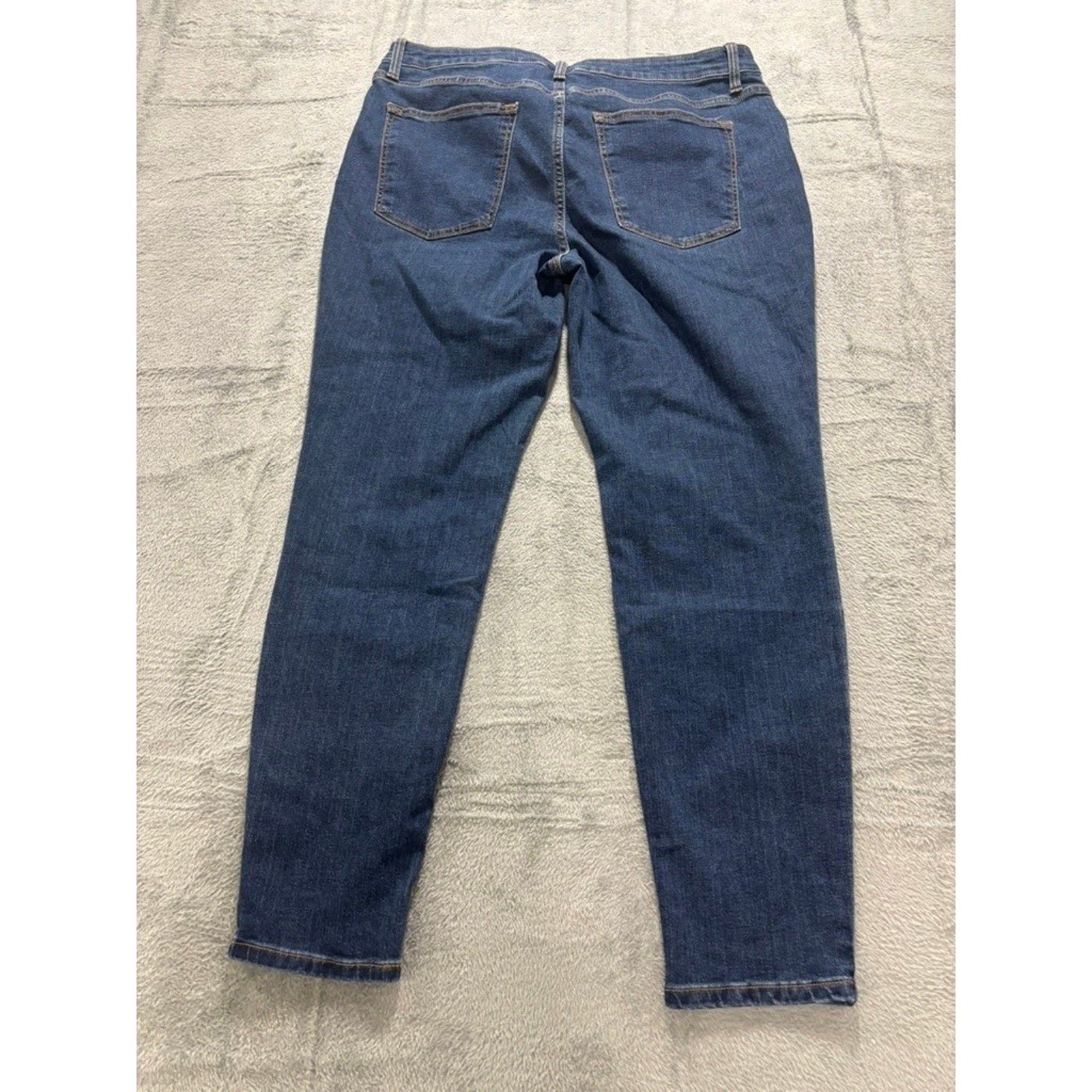 No Boundaries Juniors High Rise Skinny Jeans Size 16 Blue Medium Wash Stretch