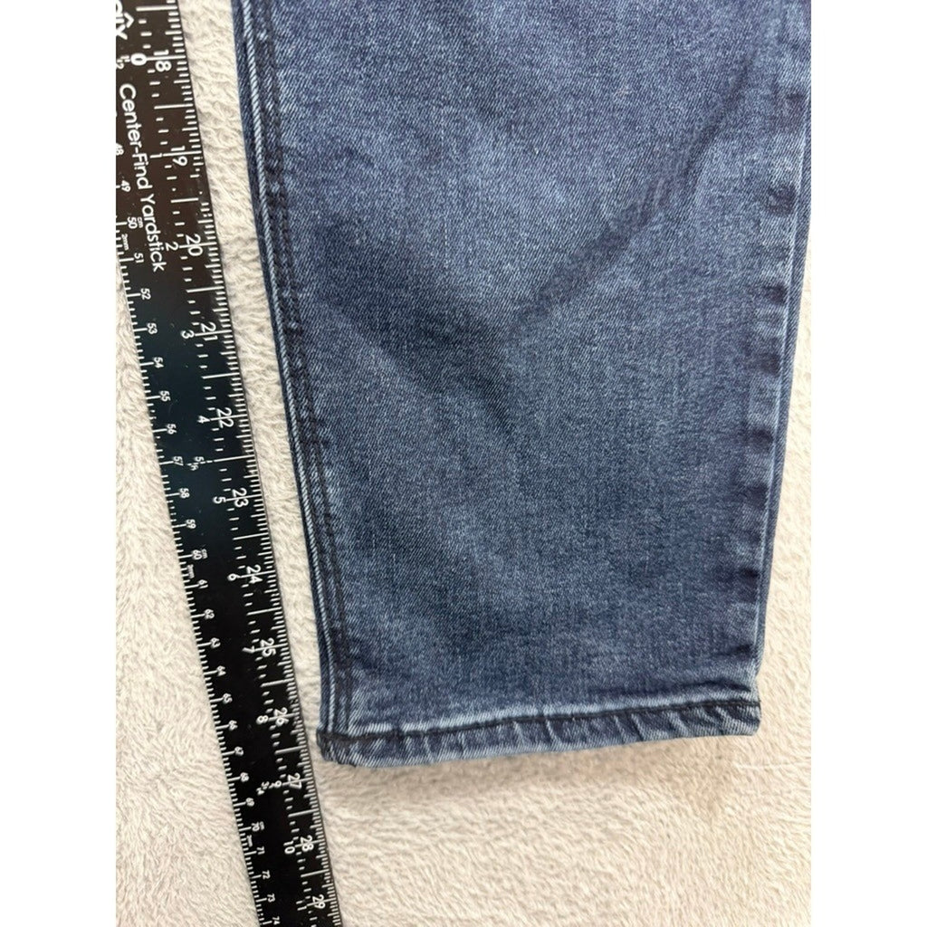 Old Navy Rockstar Super Skinny Mid-Rise Dark Wash Denim Jeans Womens 16