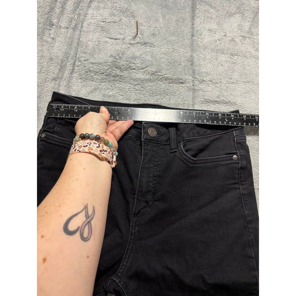 LC Lauren Conrad 10 Black Skinny Jeans Womens Casual Minimalist Coastal Basic