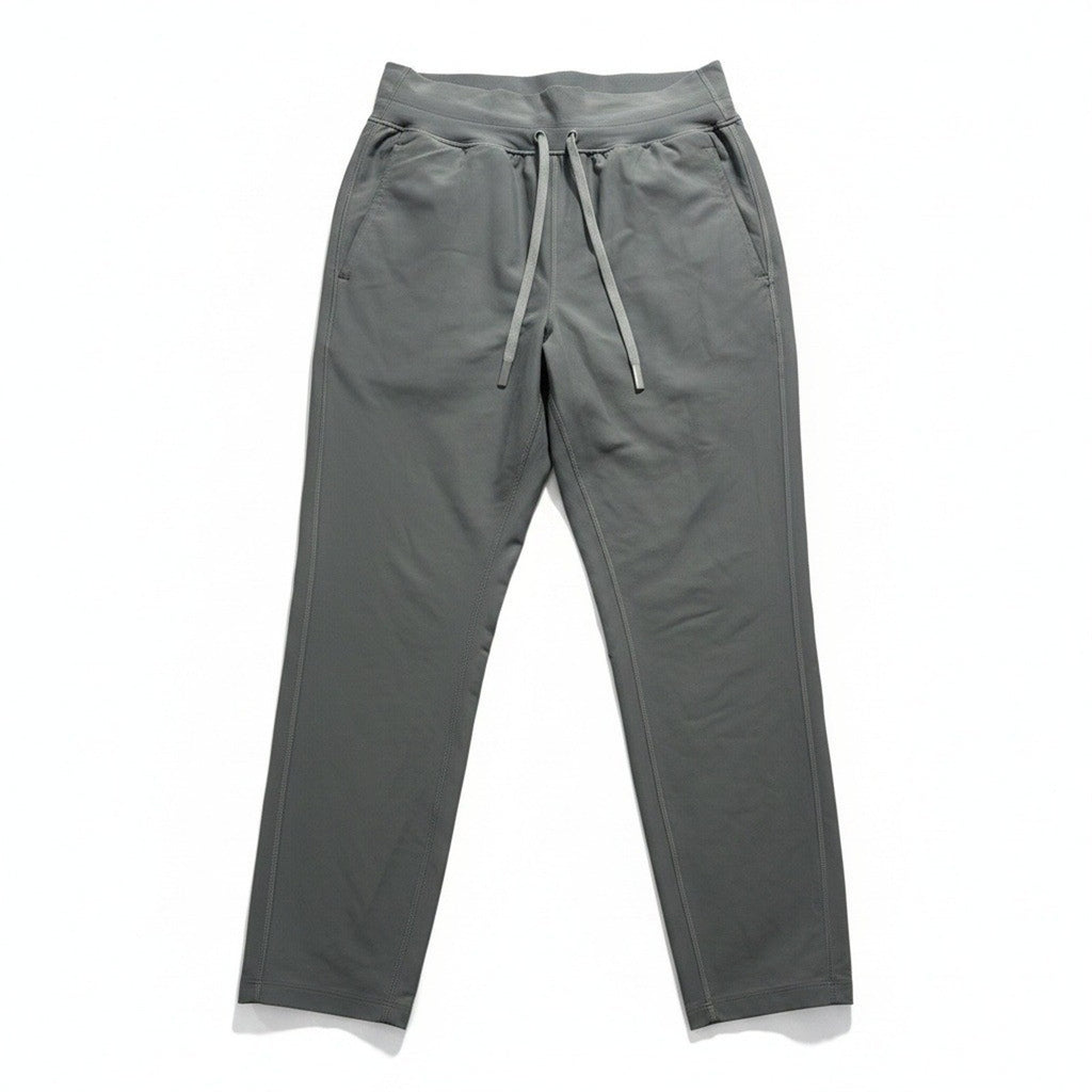Old Navy Womens L Tall Gray Powersoft High-Rise Jogger Pants Athleisure Casual