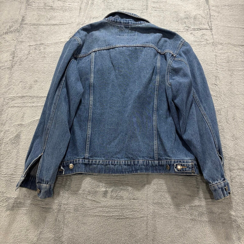 Wrangler Hero XL Blue Denim Trucker Jacket Womens Vintage Casual