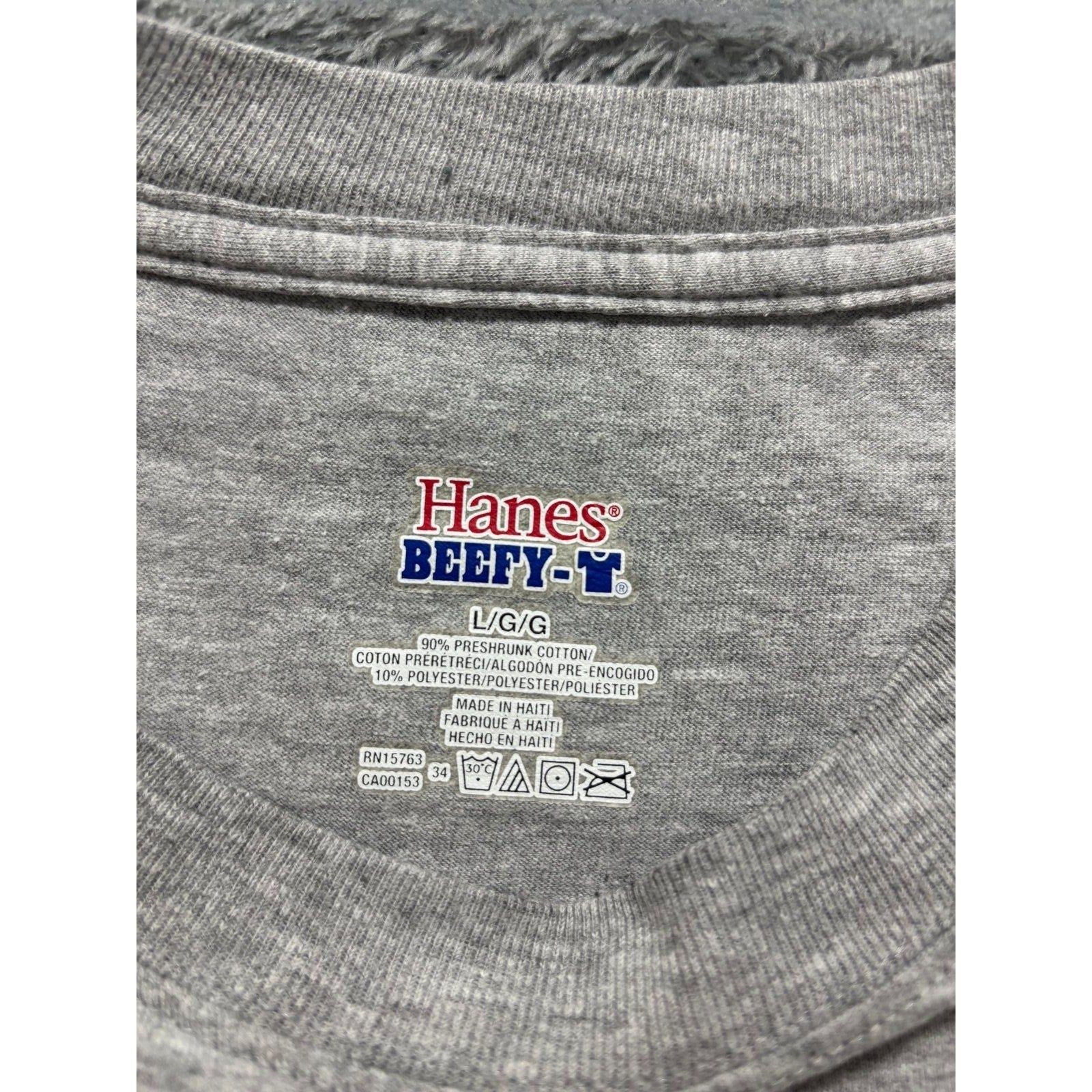 Hanes L Gray MDA Car Show Graphic T-Shirt Vintage Casual Womens