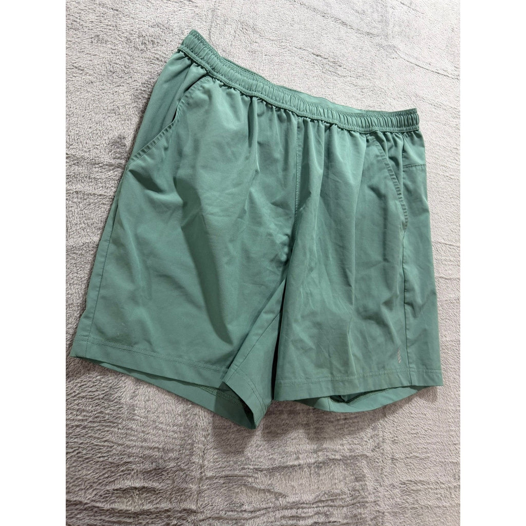Balance Collection Mens Sage Green Athletic Running Training Shorts Size L