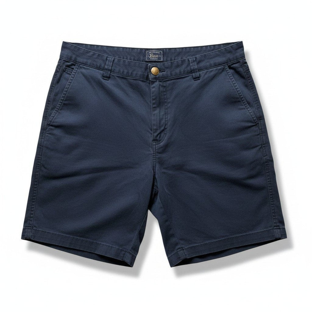G.H. Bass & Co. 36 Navy Blue Chino Shorts Mens Casual Preppy Summer