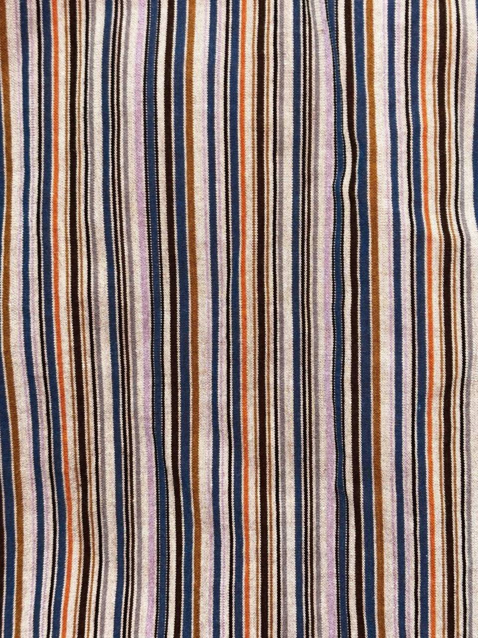 Martin Gordon Men's Multicolor Stripe Shirt Size L, photo 5 of 9