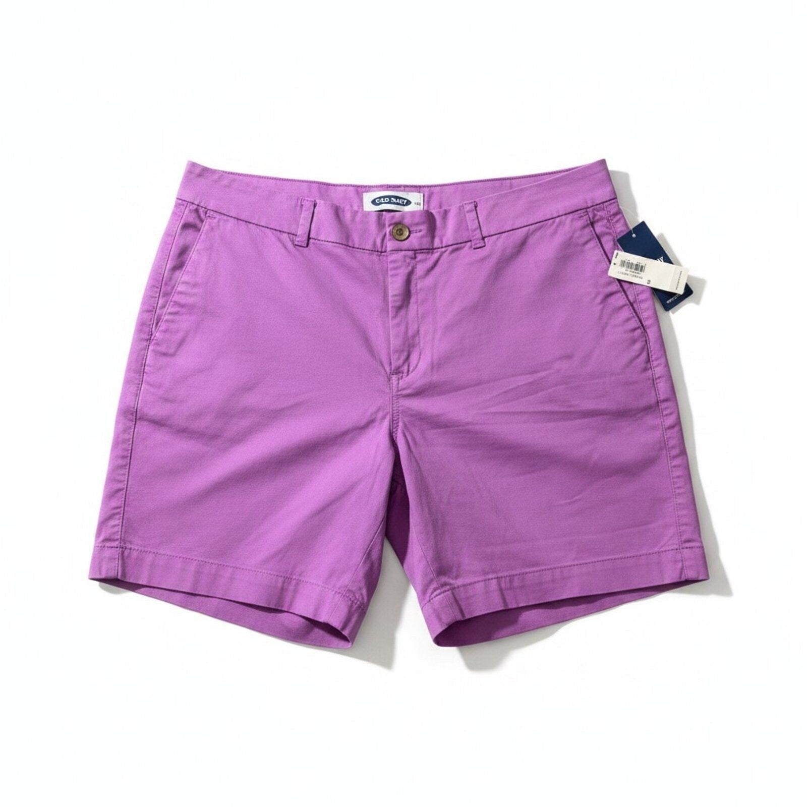 Old Navy Womens 16 Purple Everyday Short Casual Preppy Summer Chino New