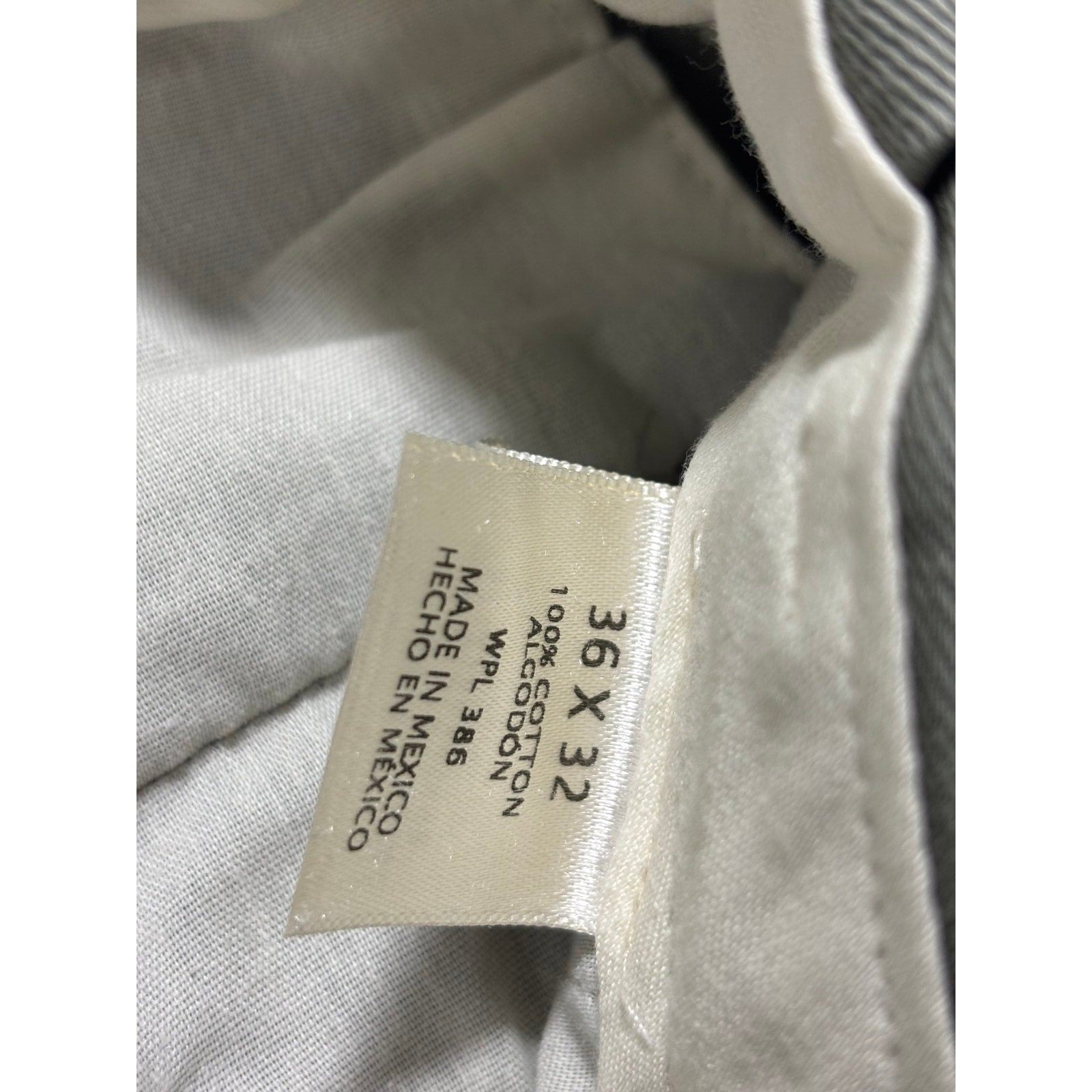 Haggar Black Label 36x32 Olive Green Chino Pants Mens Casual Preppy Vintage