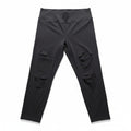 Zyia Active Black Laser Cut Distressed Cropped Leggings Plus 16-18 High Rise