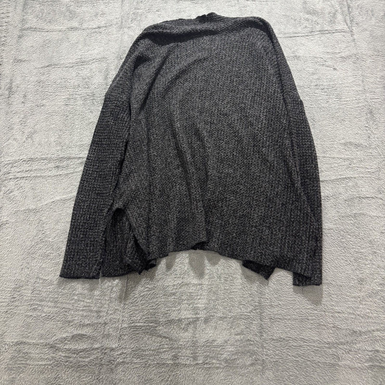 American Eagle Womens S Charcoal Gray Cardigan Open Front Soft Cozy Layering