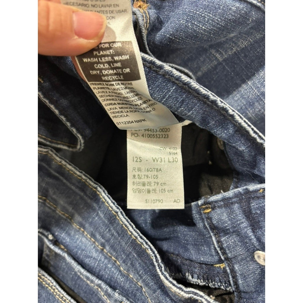 Levi Strauss Signature Jeans Womens 12S Bootcut Medium Wash Stretch Denim