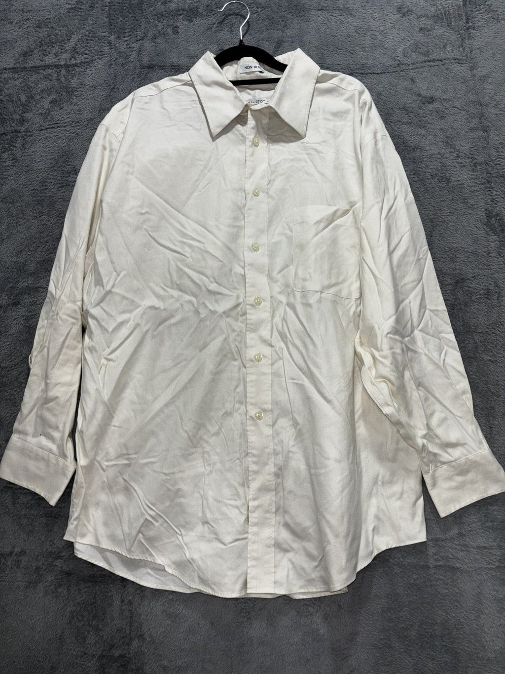 Joseph & Feiss Men's Cream White Shirt 17 1/2 32/33