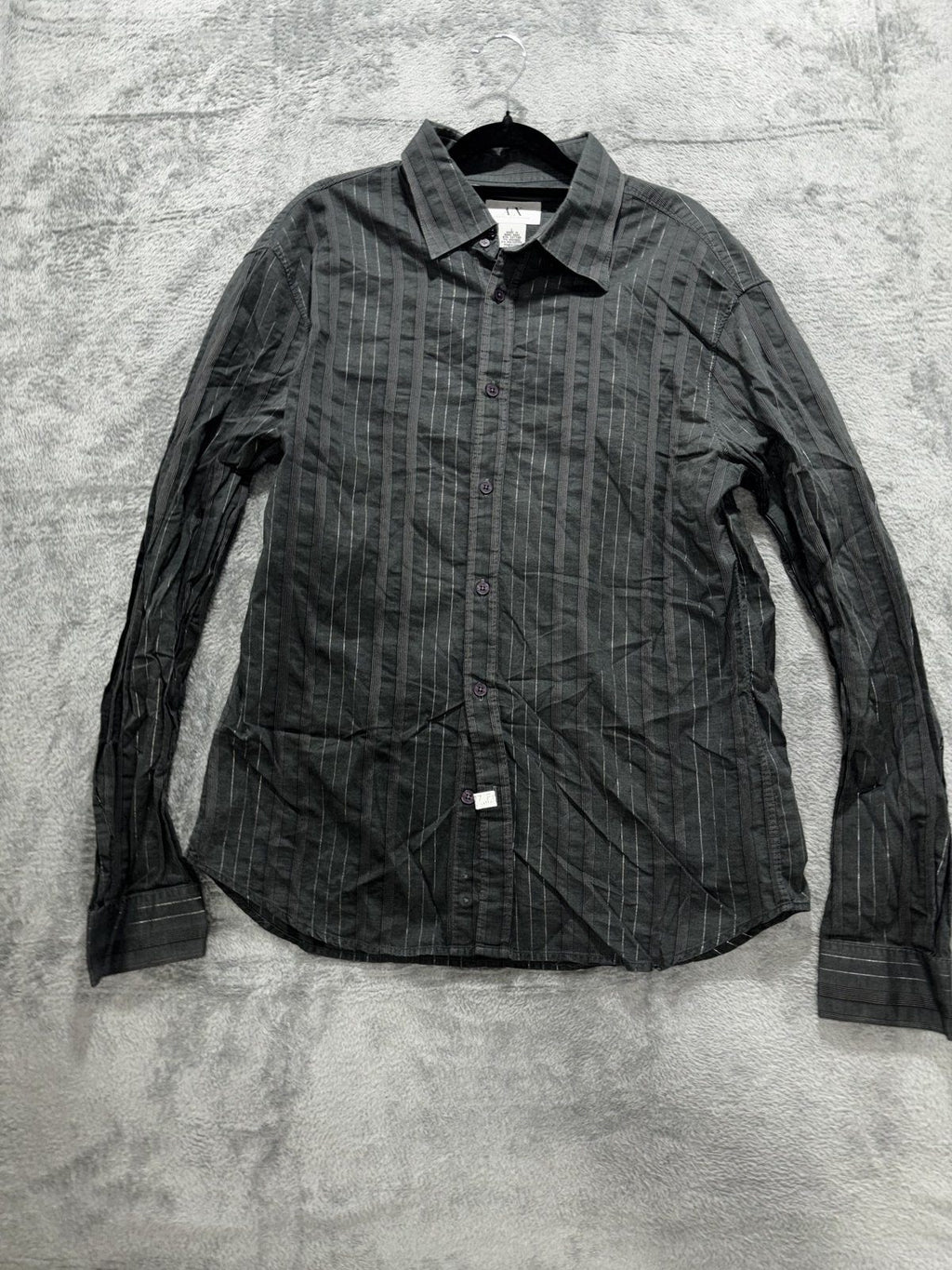 Armani Exchange Men's Black Stripe Shirt Size L