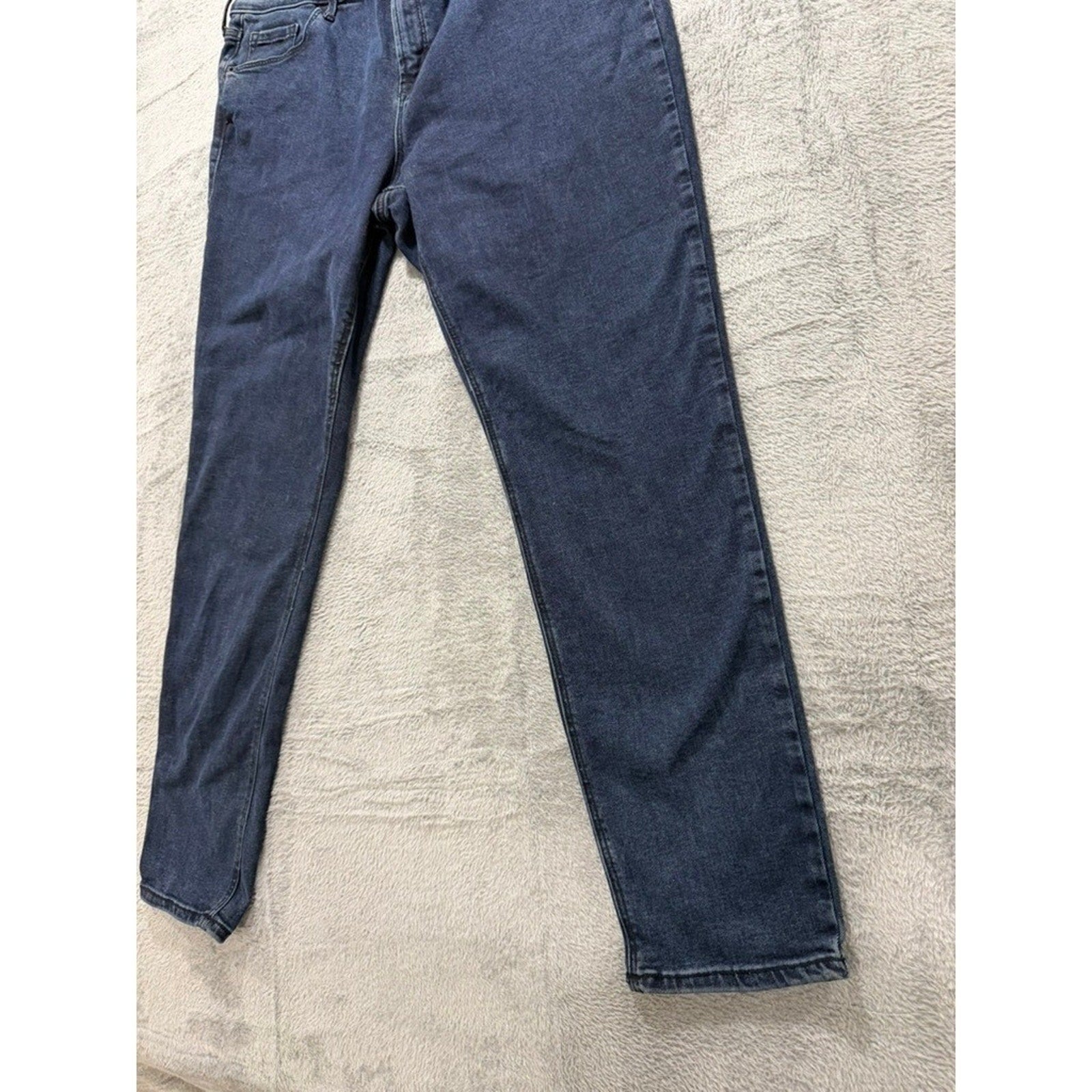 Old Navy Rockstar Super Skinny Mid-Rise Dark Wash Denim Jeans Womens 16