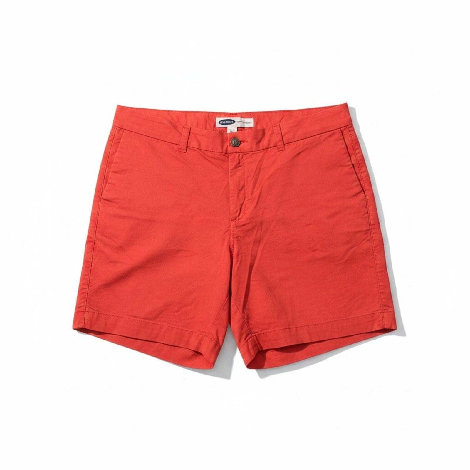 Old Navy 16 Red Everyday Short Womens Preppy Casual Mid Rise Chino Shorts