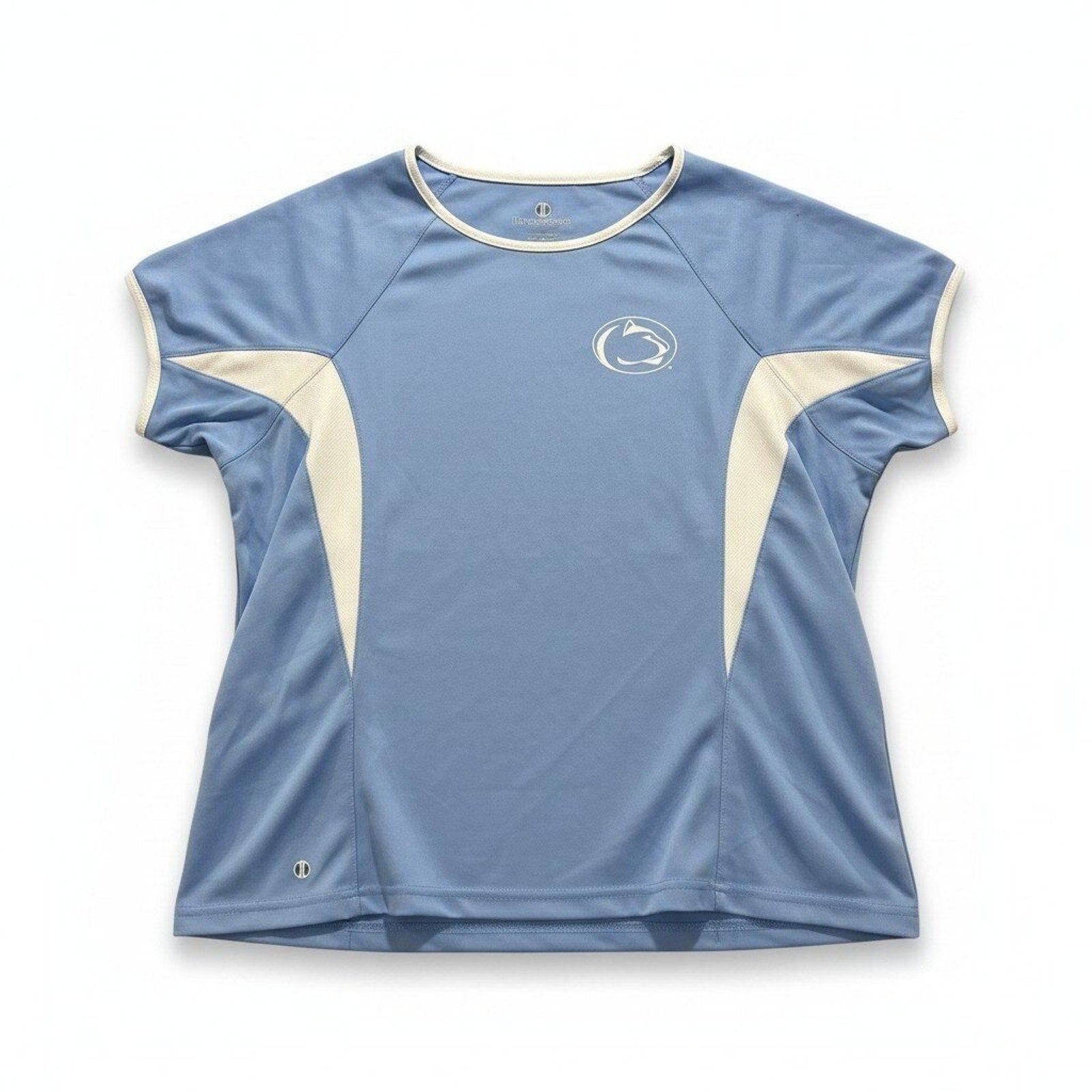 Holloway Womens XL Light Blue Penn State Nittany Lions T-Shirt Athleisure Casual