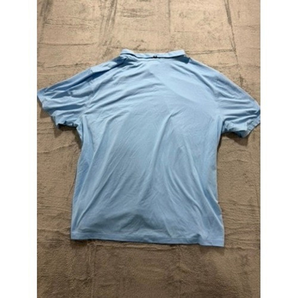 Cutter & Buck Mens XXL Light Blue War of the Roses Embroidered Polo Shirt