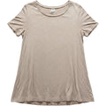 Old Navy Luxe Womens Small Mauve Taupe Short Sleeve Scoop Neck Relaxed Tee Shirt