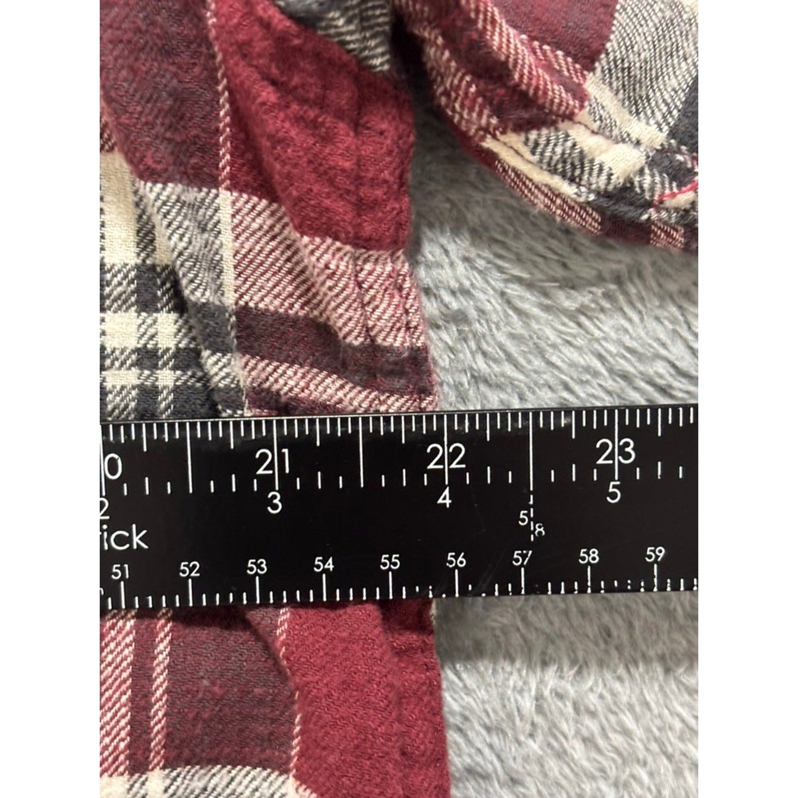 American Eagle M Red Plaid Hooded Flannel Shirt Womens Casual Vintage Style