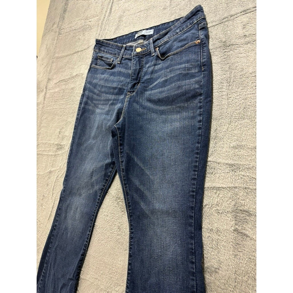Levi Strauss Signature Jeans Womens 12S Bootcut Medium Wash Stretch Denim
