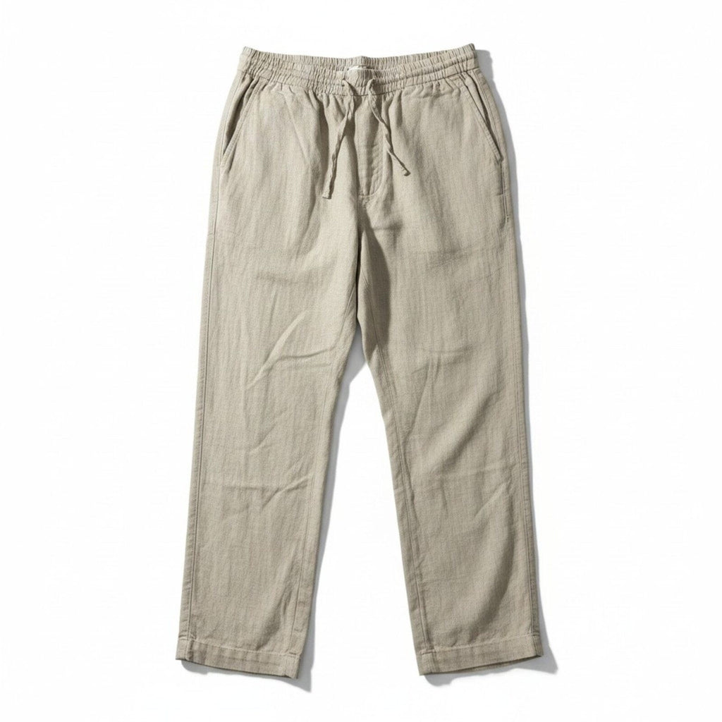 Old Navy L Tall Beige Womens Linen Blend Pants Boho Casual Cozy