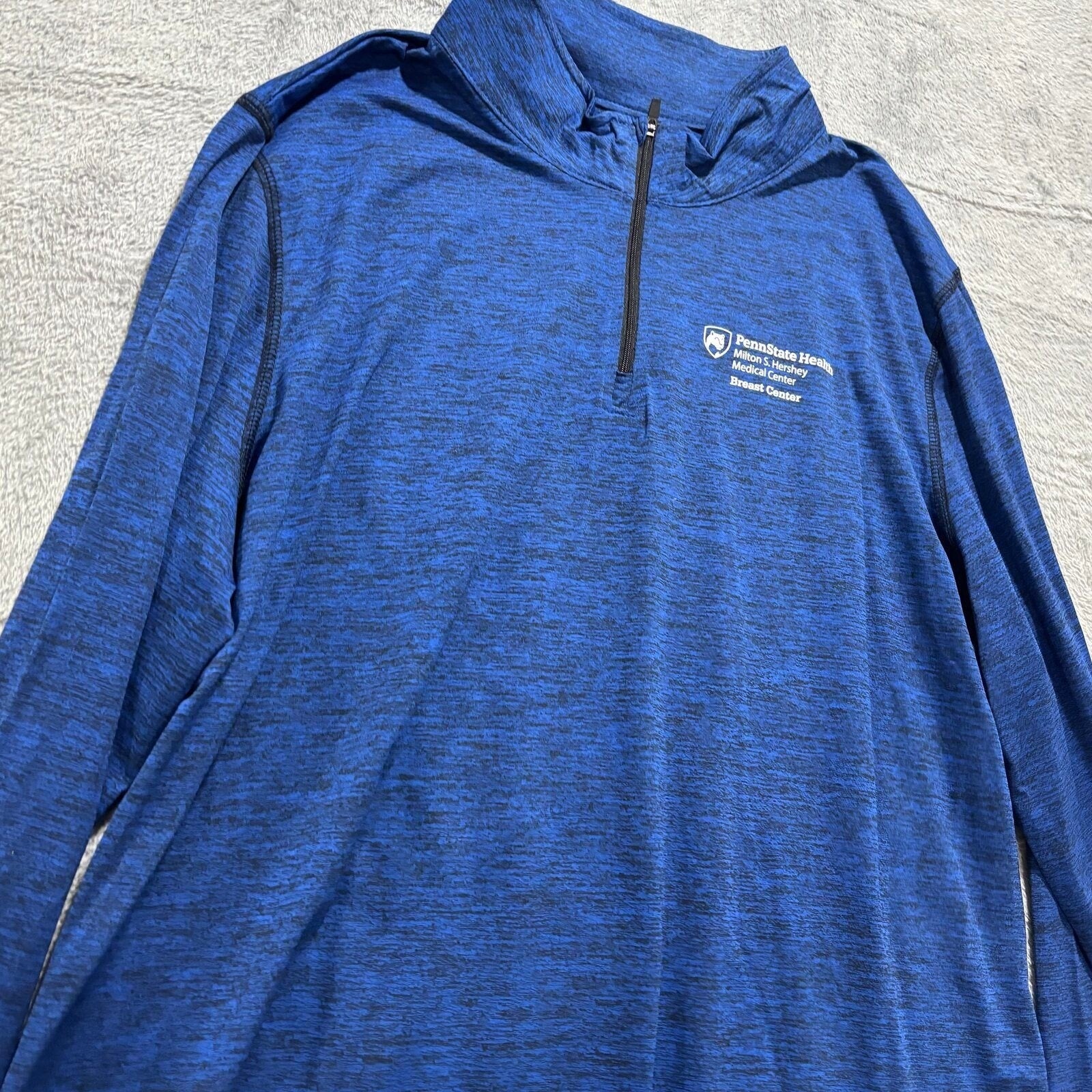 Augusta Womens 2XL Blue Quarter Zip Pullover Penn State Athleisure Casual