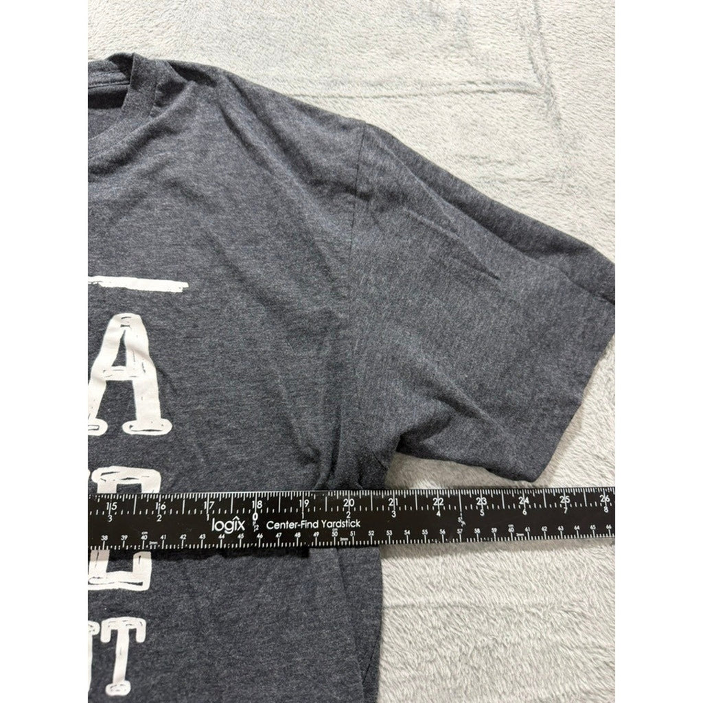Next Level Women Alexa Change The President Graphic T-Shirt Charcoal Grey XL