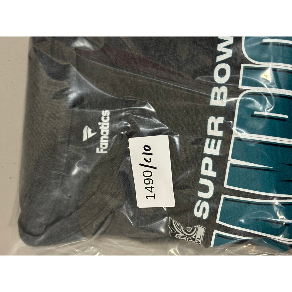 Fanatics M Gray Philadelphia Eagles Super Bowl LIX Champions Womens Shirt Casual