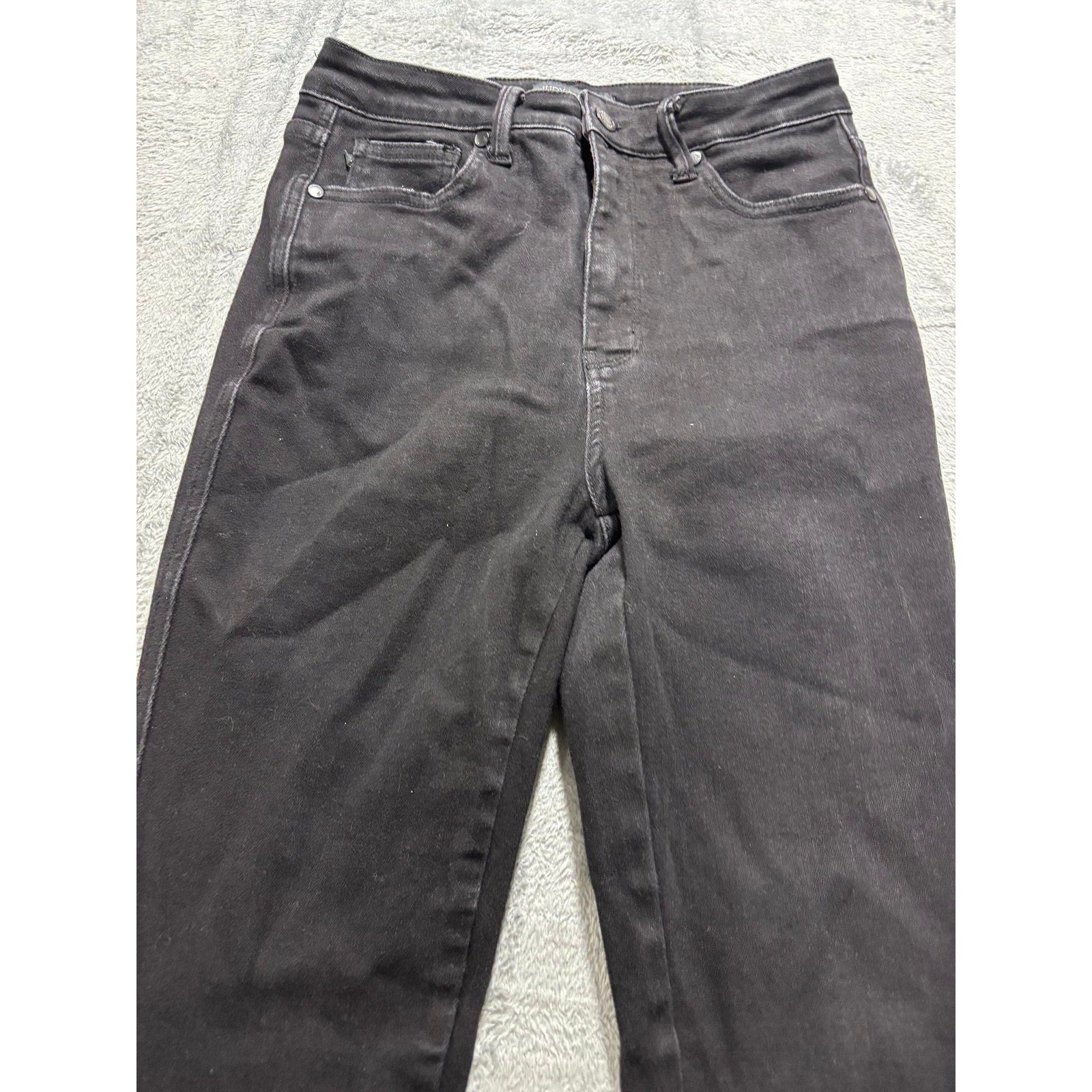 Judy Blue 9/29 Black Skinny Jeans Womens Casual Minimalist Skinny Fit Denim