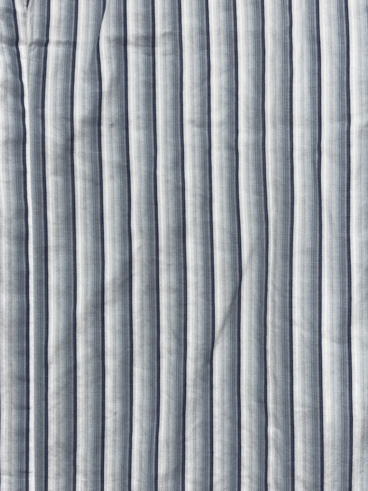 Hugo Boss Men's Blue Gray Stripe Dress Shirt 39/40 M, photo 5 of 10