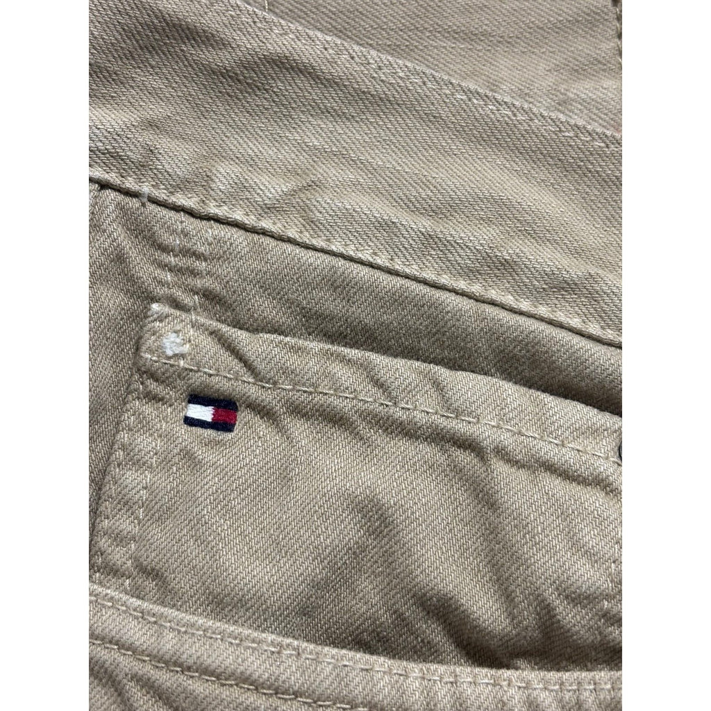 Tommy Hilfiger 36/32 Tan Chino Jeans Mens Preppy Vintage Casual Straight Pants