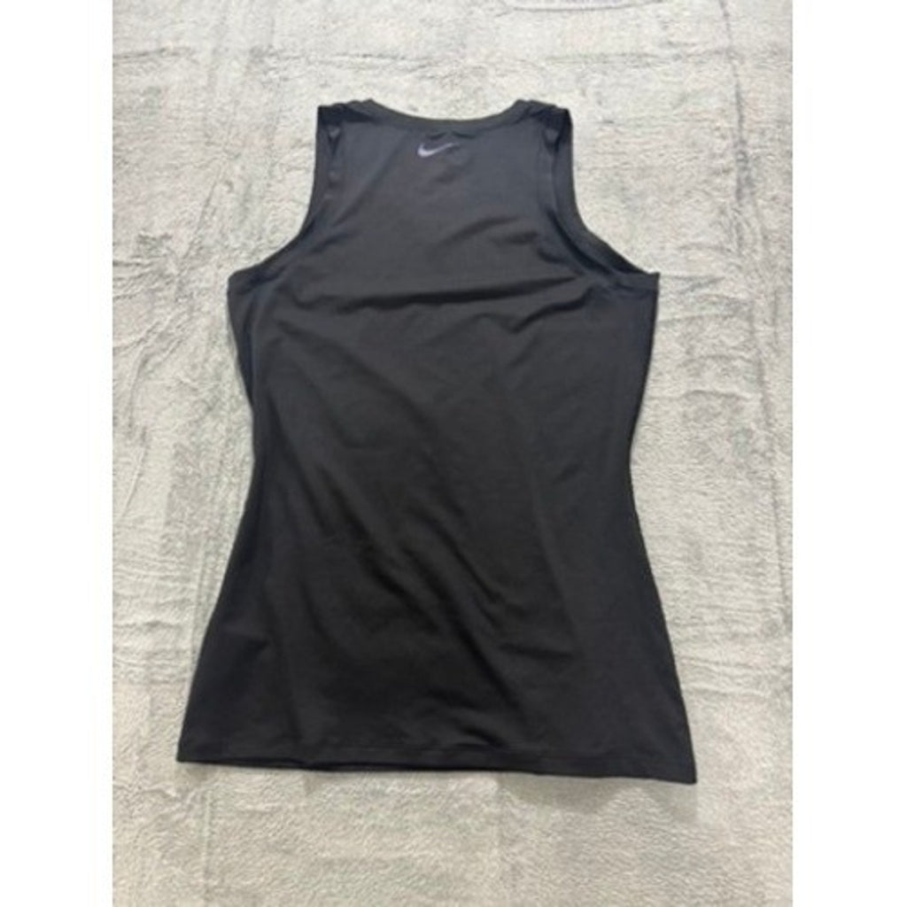 Nike Pro Ravens Tank Top Womens Large Dri Fit NFL Black Athletic Training