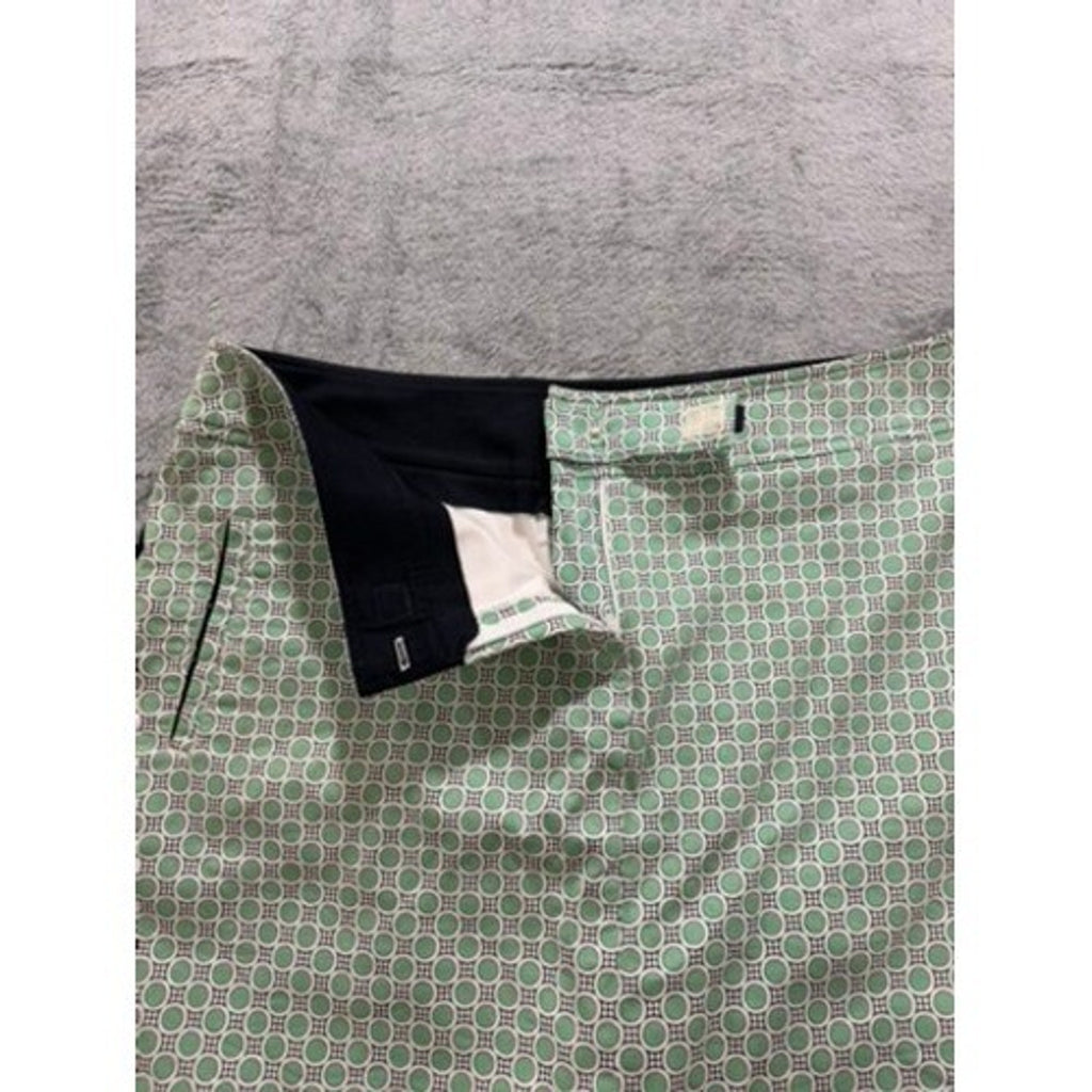 Bette & Court Womens Green Geometric Print Golf Skort Size 12 Active Mini Skirt